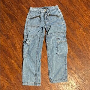 Aeropostale Light Blue Cargo Jeans